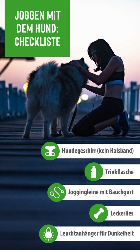 Checkliste Jogging mit Hund